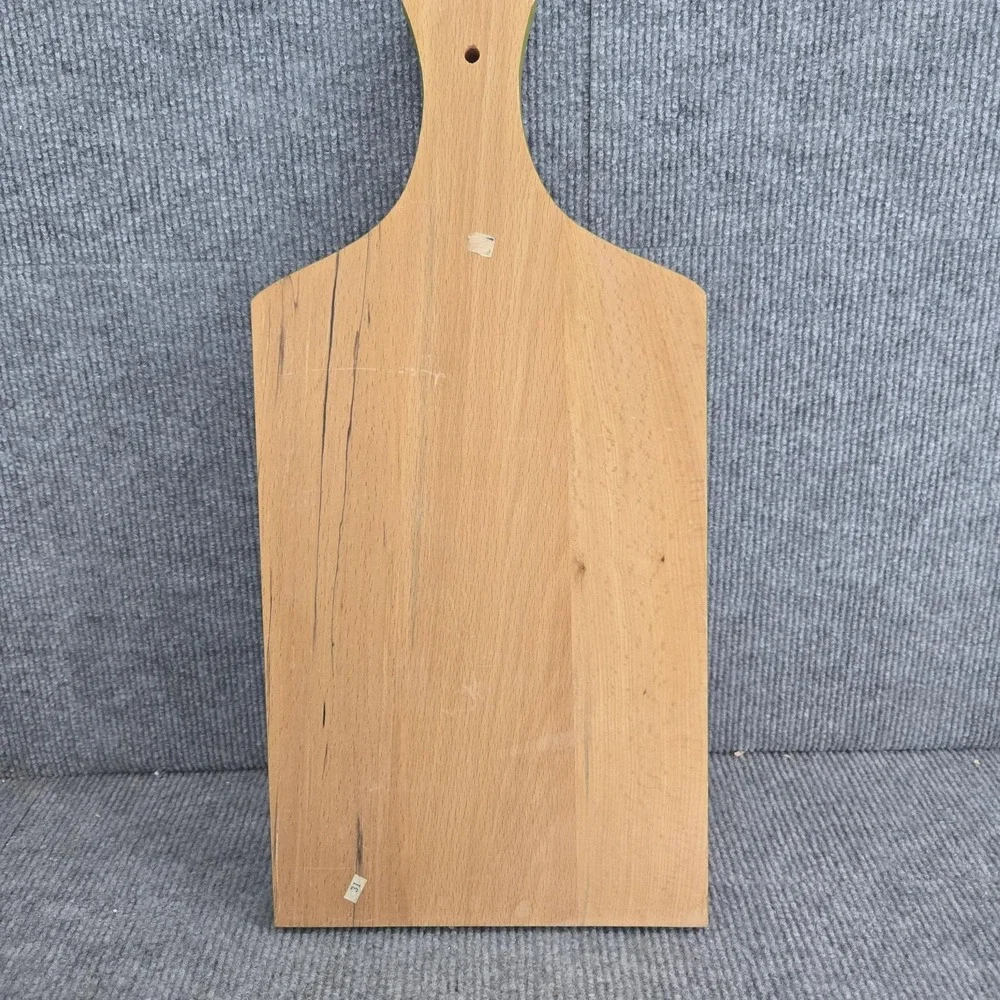 Vintage Wooden Cutting Board Watches Time Pieces Orange 70s Decor